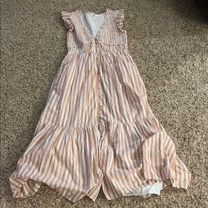 Anthropologie peregrine midi dress